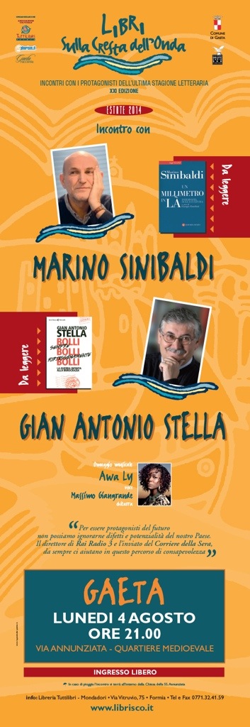 Gaeta Libri sulla Cresta dell’Onda: il secondo appuntamento con Marino Sinibaldi e Gian Antonio Stella