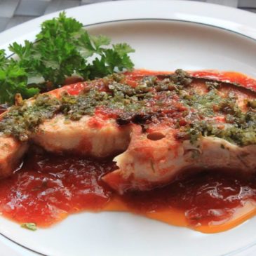 *Ricetta* Prodotti tipici di Gaeta: Pesce Spada con pomodorini