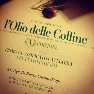 Gaeta protagonista al X CONCORSO PROVINCIALE “OLIO DELLE COLLINE”