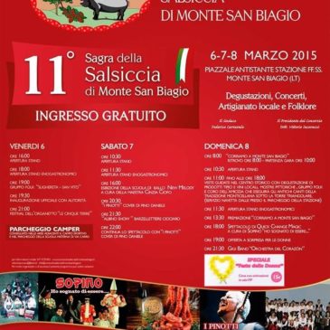 Sagra della Salsiccia 2015 di Monte San Biagio
