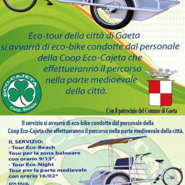 Il giro di Gaeta con il Risciò della Eco Tour. Ecco tutte le INFO