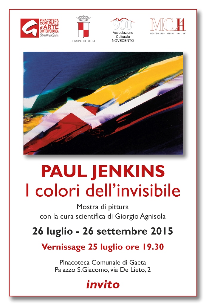 Mostre Gaeta Inaugurata Ieri I Colori Dell Invisibile Di Paul Jenkins Gaeta