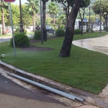 *FOTO* Gaeta Via Buonomo: Arriva il verde pubblico