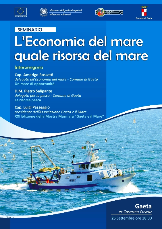 Locandina Seminario Economia del Mare