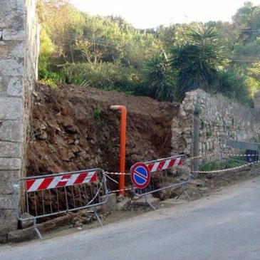 Gaeta: iniziano i lavori di ripristino in Via della Breccia