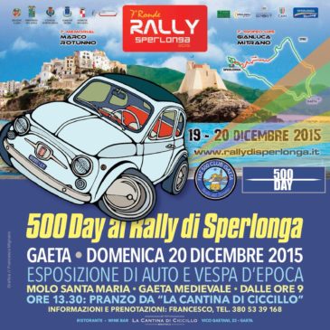 Gaeta 500Day: esposizione di auto e Vespe d’epoca in occasione del Rally di Sperlonga