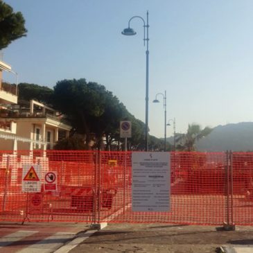 Gaeta: aperto il cantiere per la pista ciclabile sulla spiaggia di Serapo