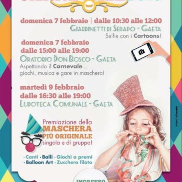 Carnevale 2016 a Gaeta: ecco il programma per grandi e piccini 