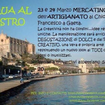 Gaeta: “Pasqua al Chiostro” / Mercatino con degustazioni culinarie 