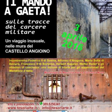 Domani, Domenica 3 Aprile: “Ti Mando a Gaeta!!!”