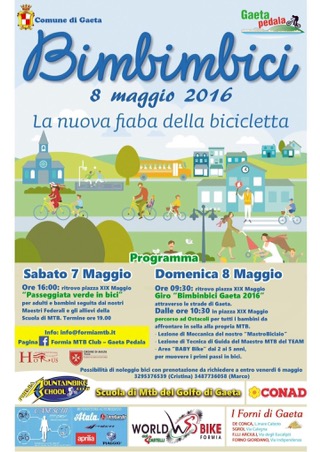 BimbinBici: sabato 7 e domenica 8 maggio / programma