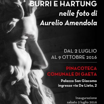 Gaeta: Michelangelo, Burri e Hartung nelle foto di Aurelio Amendola in Pinacoteca Comunale