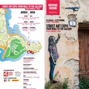 Gaeta – Street Art Expo – from wall to the gallery