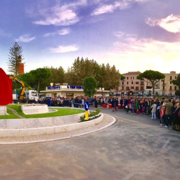 Gaeta: Inaugurazione della fontana in diretta. Ecco le foto, grande partecipazione della città