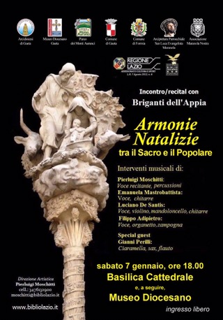 Concerto: I “Briganti dell’Appia” in Cattedrale a Gaeta