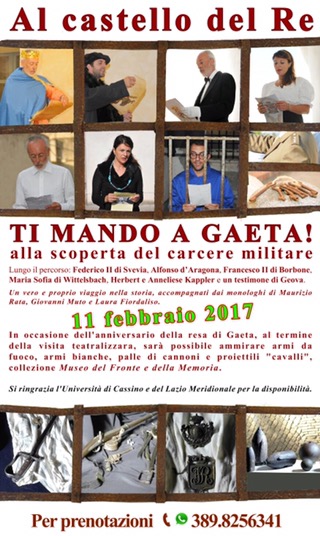 L’11 Febbraio riapre il Castello di Gaeta con grandi novità