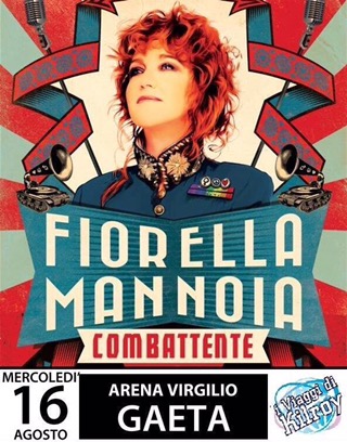 Fiorella Mannoia da Sanremo a Gaeta in concerto