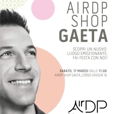 AirDP apre a Gaeta: Testimonial del Marchio Alex Del Piero