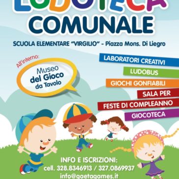 Ludoteca comunale: Inaugurata la nuova sede / Iscrizione Gratuita