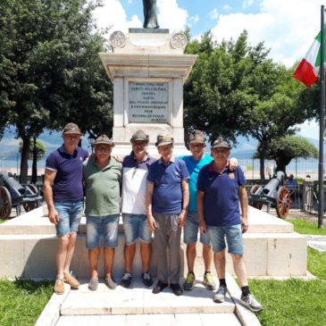 Monumento caduti Villa Traniello, restyling degli Alpini