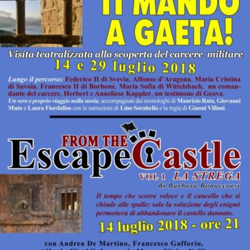 Visita teatralizzata “Ti Mando a Gaeta”: un nuovo modo di vivere il castello