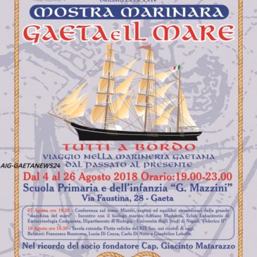 “Gaeta e il Mare” la  XXIV edizione della Mostra Marinara