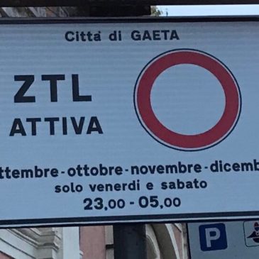 ZTL Gaeta: Nuovi orari per i prossimi mesi e info parcheggi